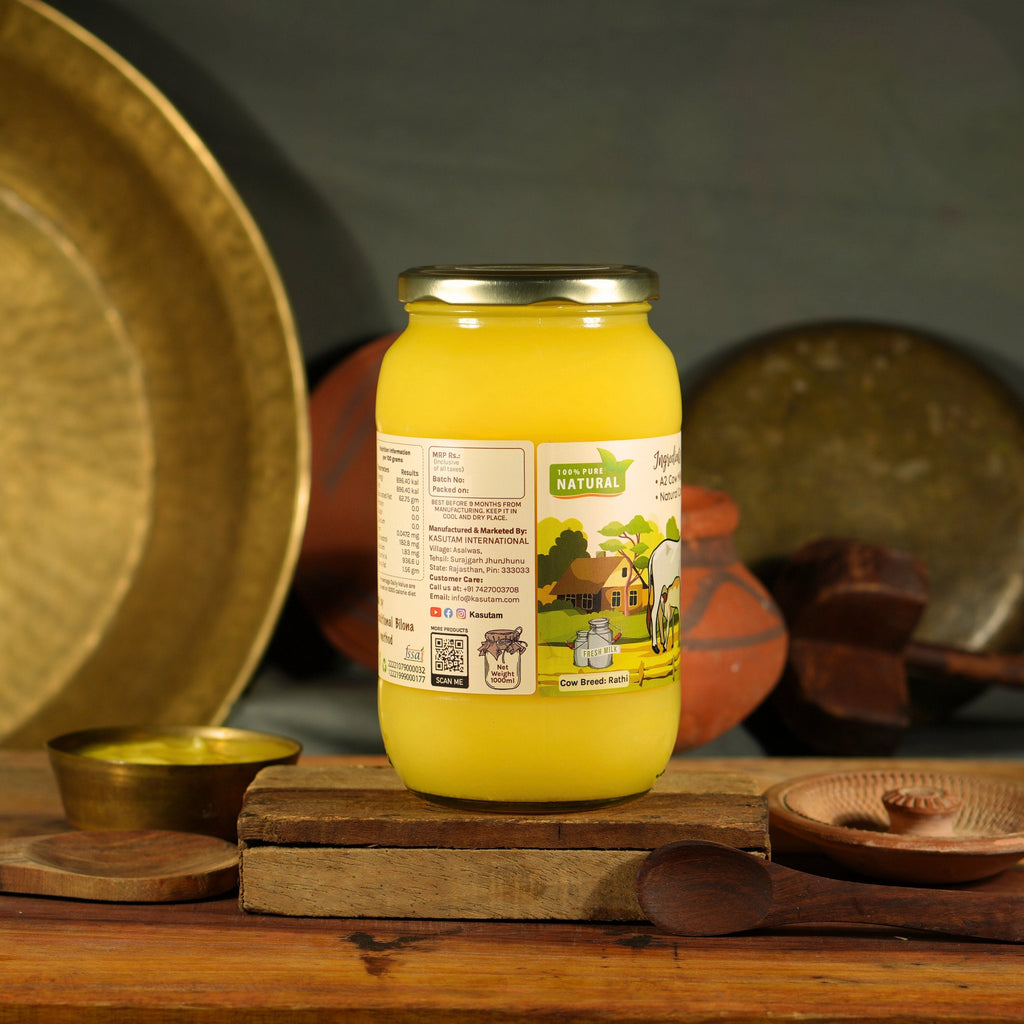 Kasutam A2 Desi Cow Bilona Ghee | Grocsy