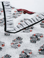 Sangria Women Floral Printed Regular Kurta with Palazzos & Belt | Grocsy