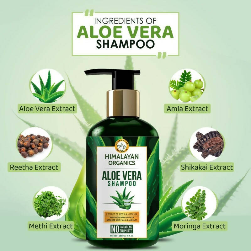 Himalayan Organics Aloe Vera Shampoo | Grocsy