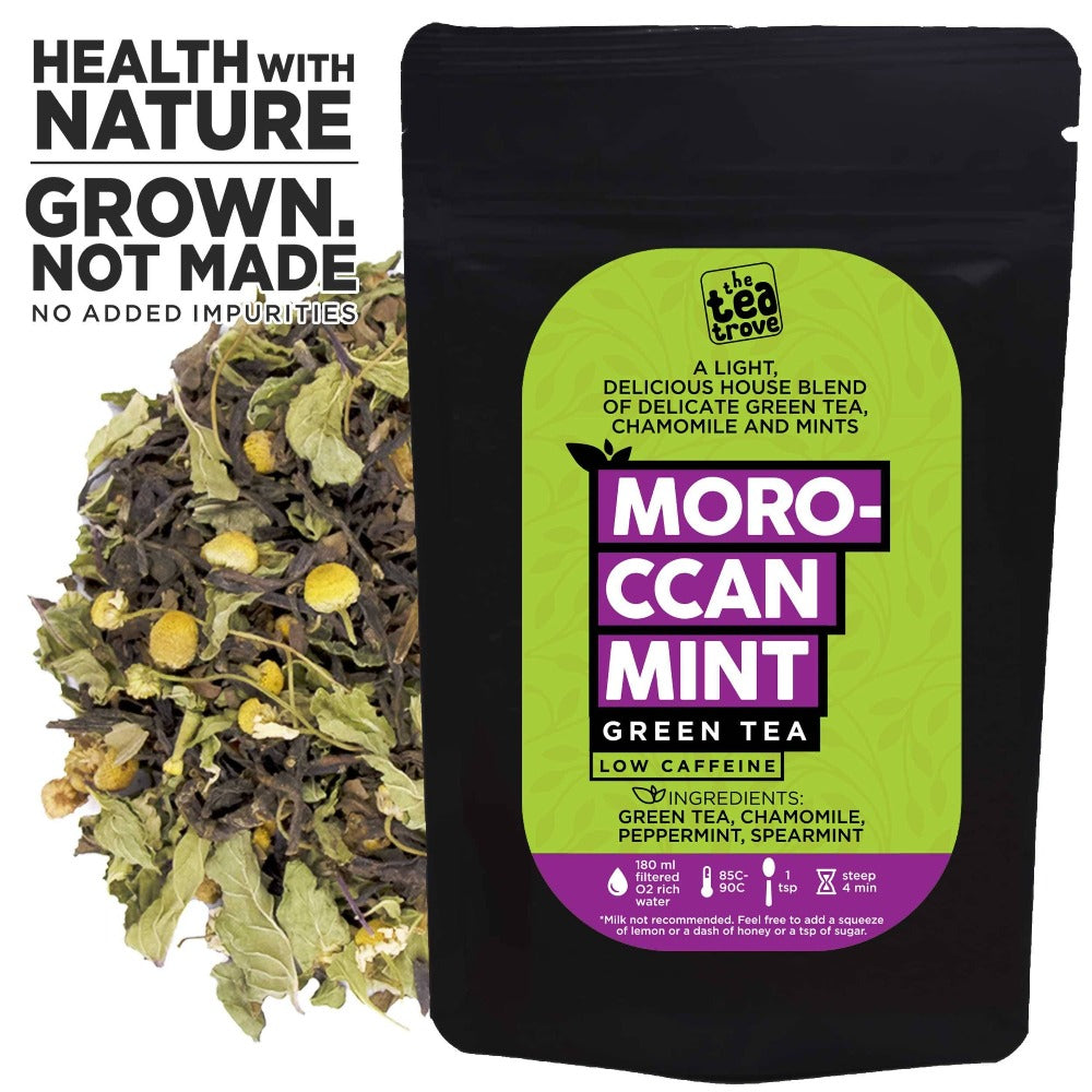 The Tea Trove - Moroccan Mint Green Tea | Grocsy