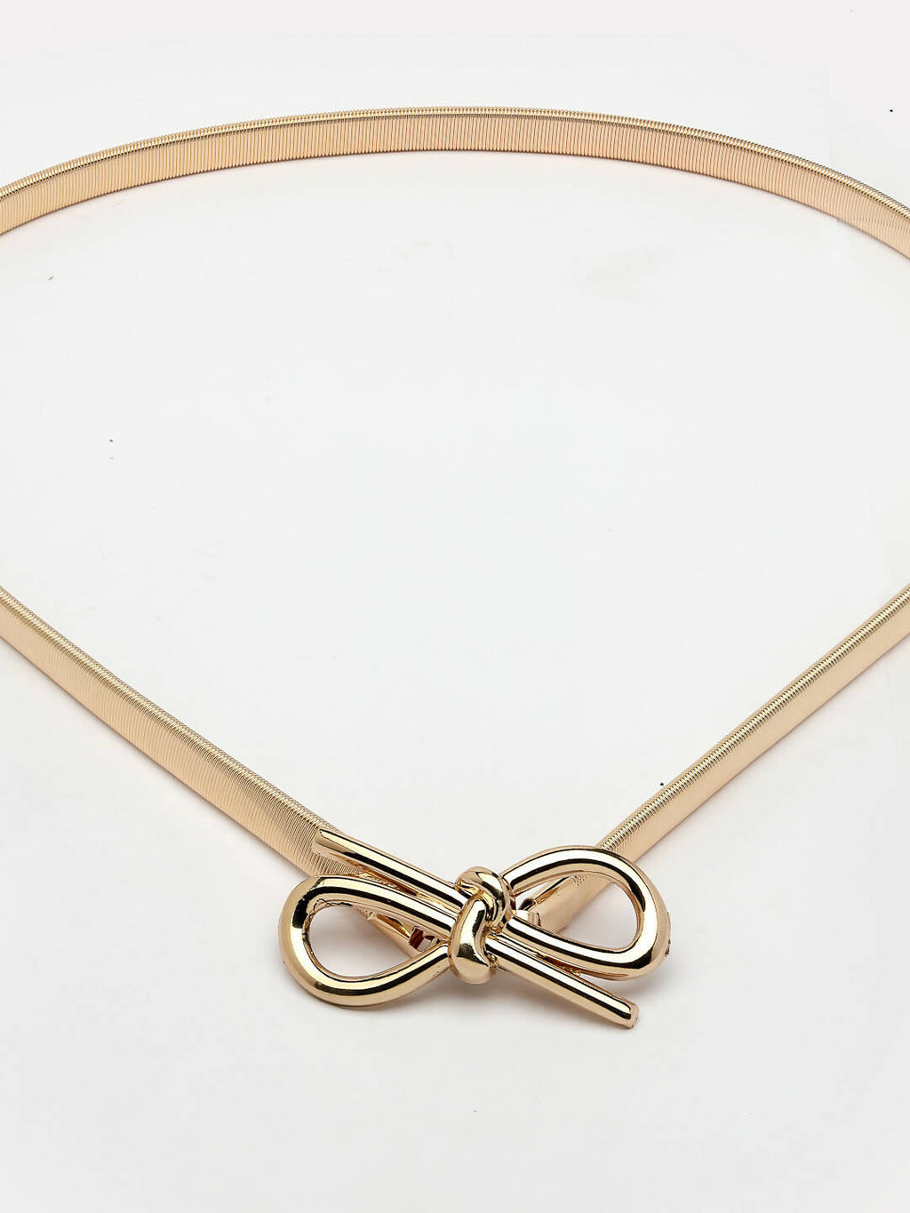 NVR Women Circular Gold-Polished Stretchable Metal Belt | Grocsy