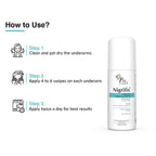 Fixderma Nigrifix Underarm Lightening Roll on with 6% AHA, Lactic Acid & 1% Mandelic Acid, Brightens Skin & Exfoliates Underarm | Grocsy