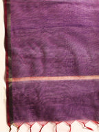 All About You Women Purple Zari Embroidered Regular Kurta with Trousers & Dupatta | Grocsy