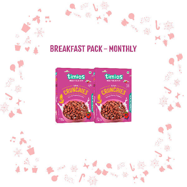 Timios Crunchies Breakfast Cereal For Toddlers | Grocsy