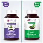 Bliss Welness Immune Health Giloy Biopiperine Veg Tablet | Grocsy