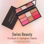 Swiss Beauty Pro Blush & Highlight - Shade 04 | Grocsy
