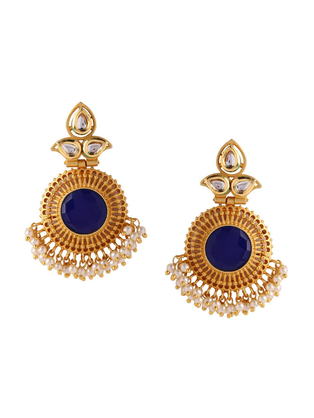 Shoshaa Woman Gold-Toned Contemporary Drop Earrings | Grocsy