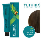 Yuthika Professional Creme Hair Colour - Ash Golden Blonde | Grocsy