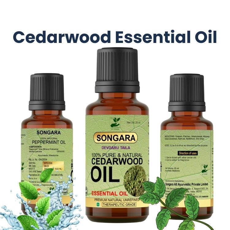 Songara Cedarwood Essential Oil | Grocsy