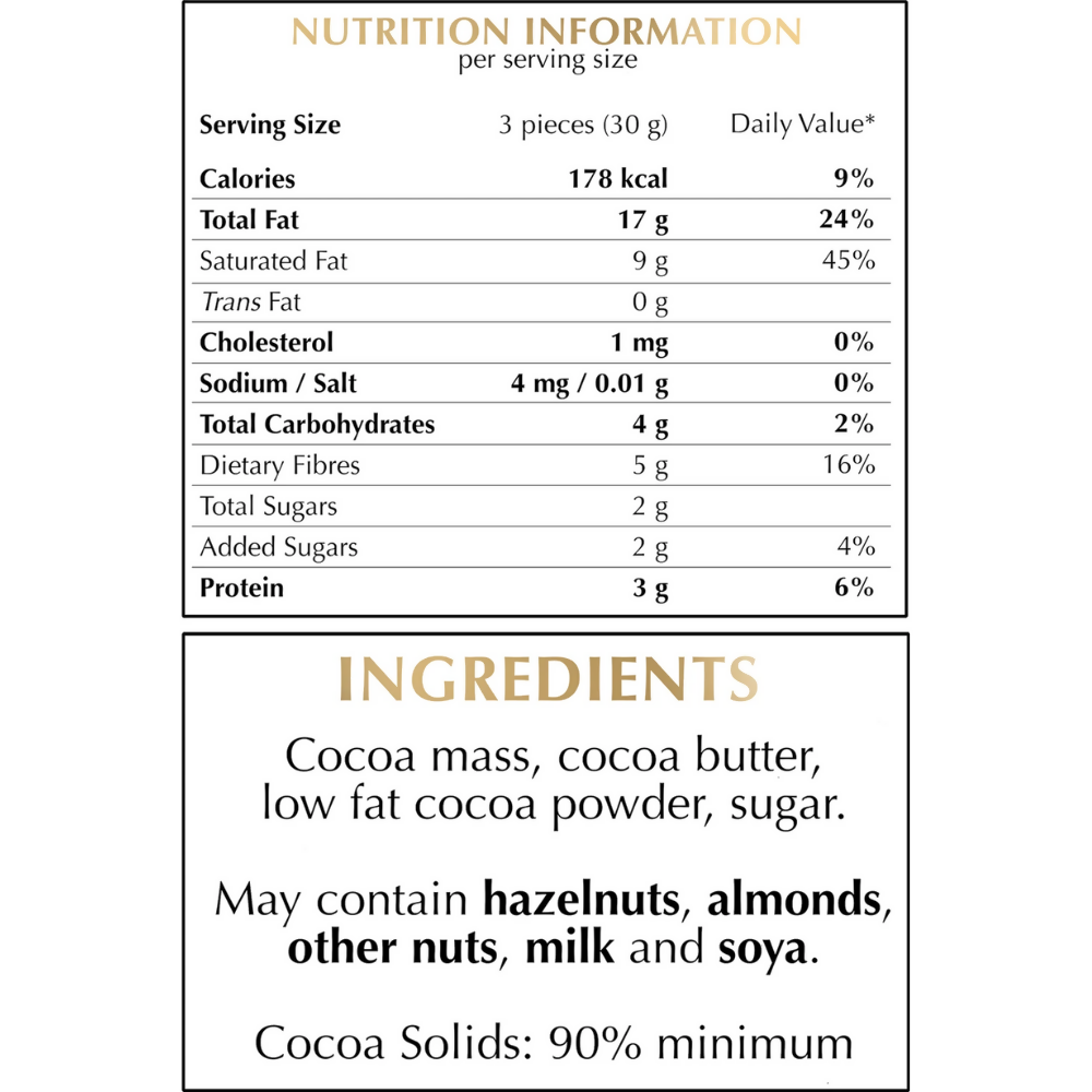 Lindt Excellence 90% Cocoa Dark Supreme Chocolate | Grocsy