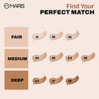 MARS Cosmetics SPF50 PA++++ High Coverage Liquid Foundation - 2 | Grocsy