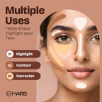 MARS Cosmetics SPF 50 PA++++ Cancel Concealer - 01-Veil | Grocsy