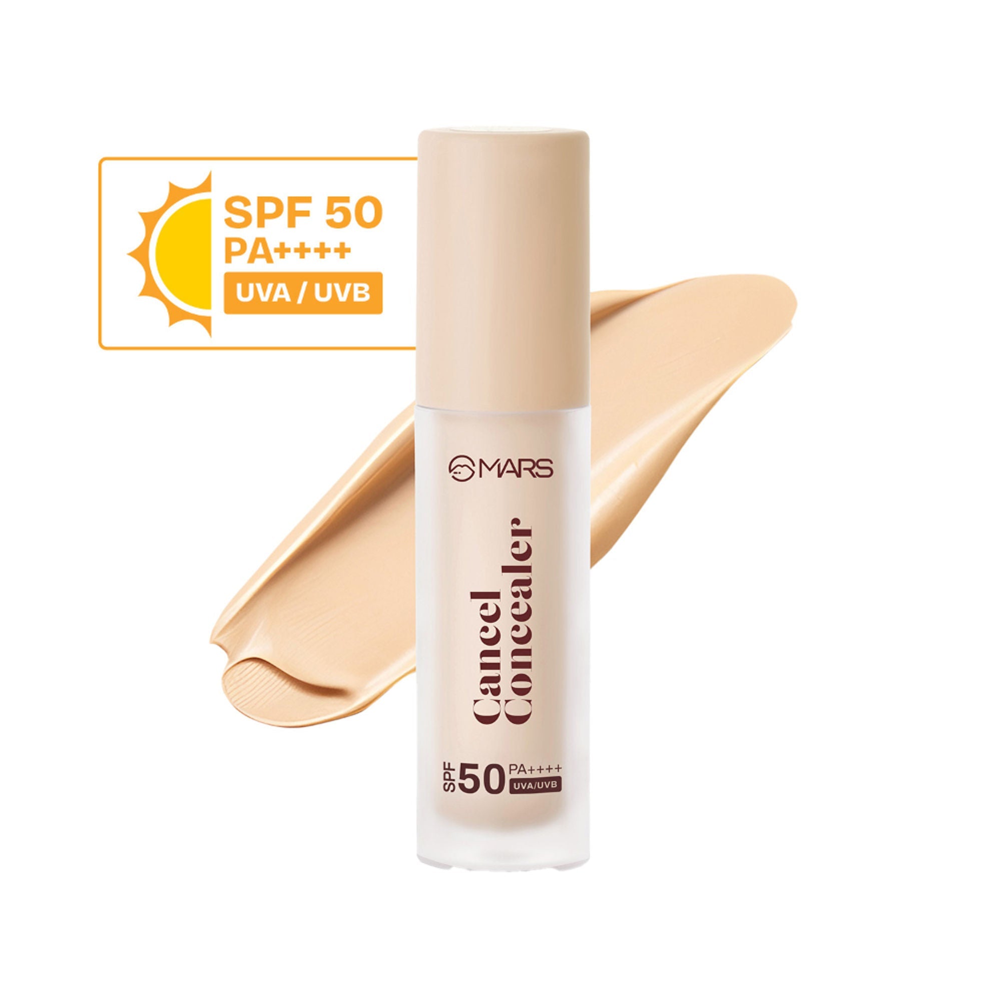 MARS Cosmetics SPF 50 PA++++ Cancel Concealer - 03 Dreamy Beige | Grocsy