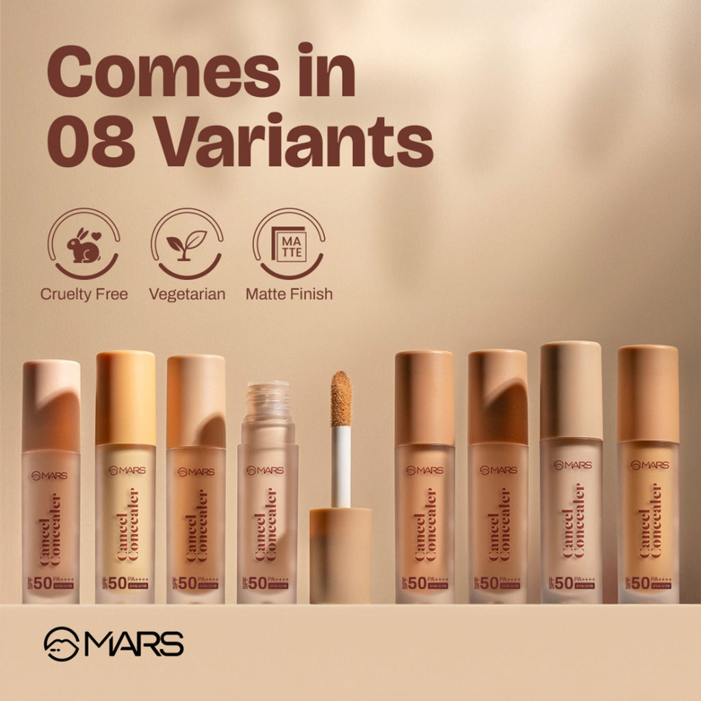 MARS Cosmetics SPF 50 PA++++ Cancel Concealer - 04 Natural Charm | Grocsy