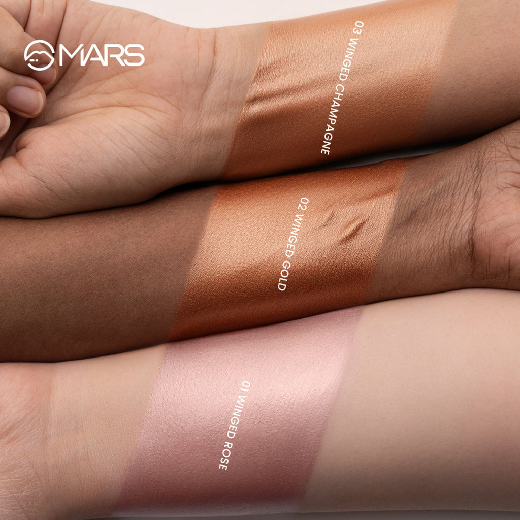 MARS Cosmetics Glow Fly Liquid Highlighter - 02-Winged Champagne | Grocsy