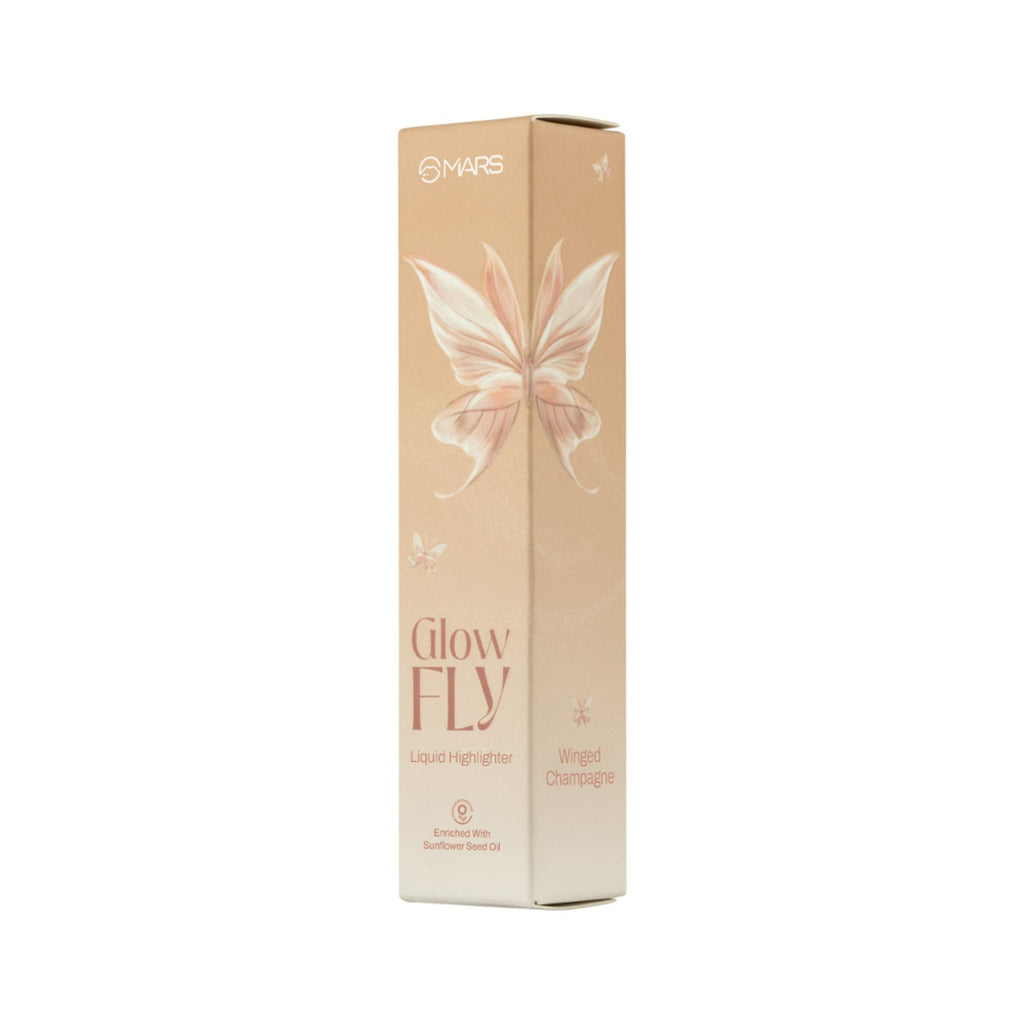 MARS Cosmetics Glow Fly Liquid Highlighter - 02-Winged Champagne | Grocsy