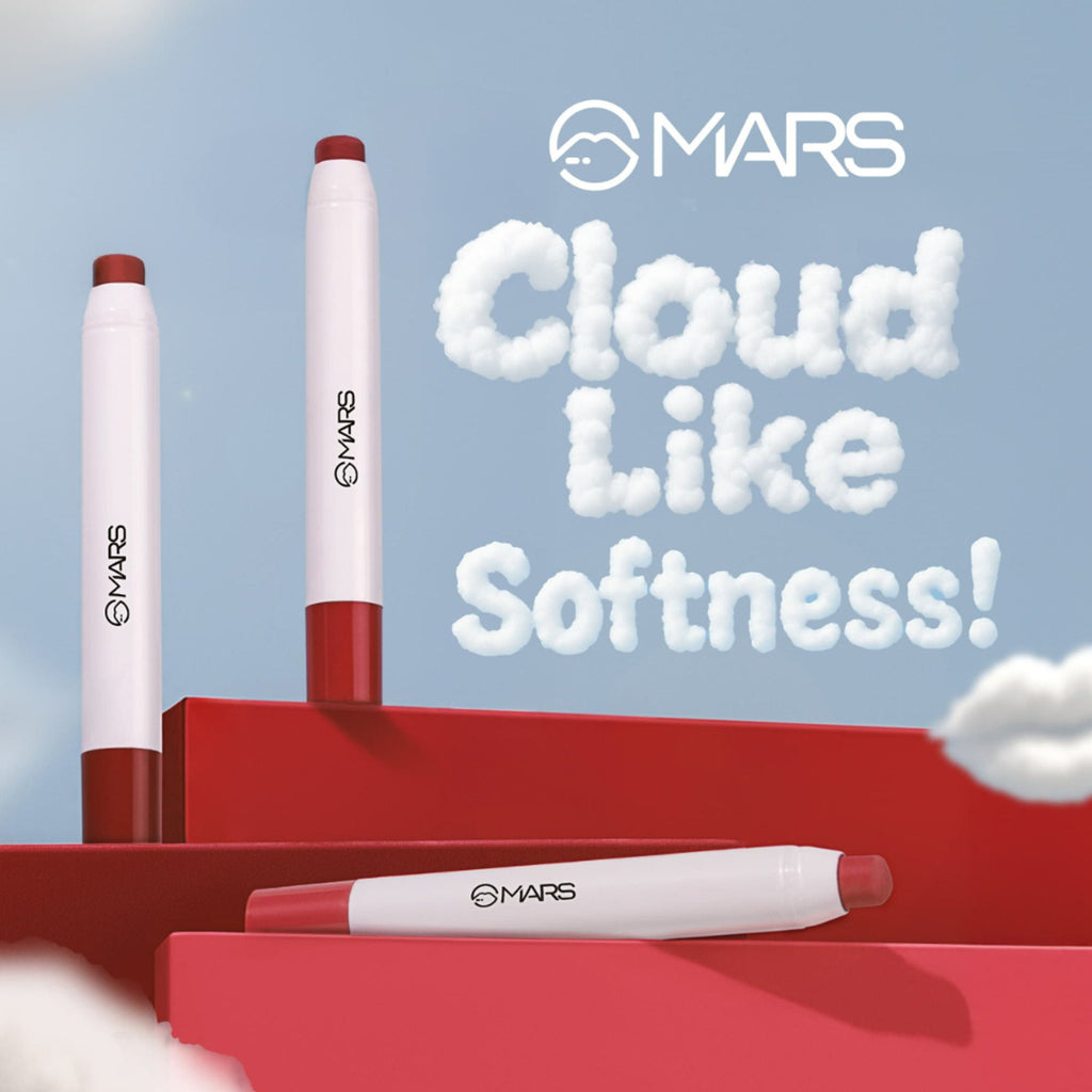 MARS Cosmetics Cloud Kiss Soft - Matte Lip Crayon - 14 Petal Drift | Grocsy