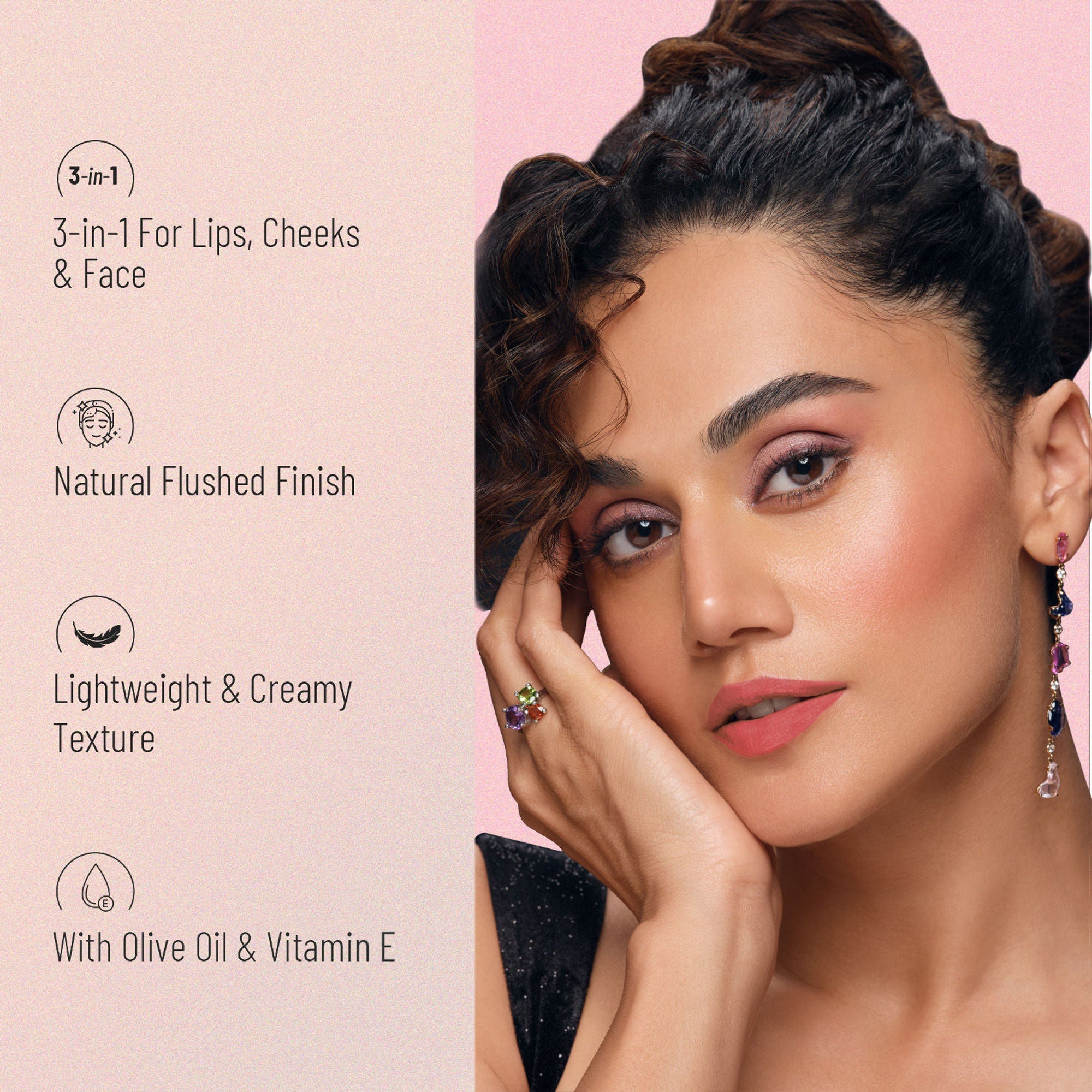 Swiss Beauty Lip & Cheek Cream - Berrylicious | Grocsy