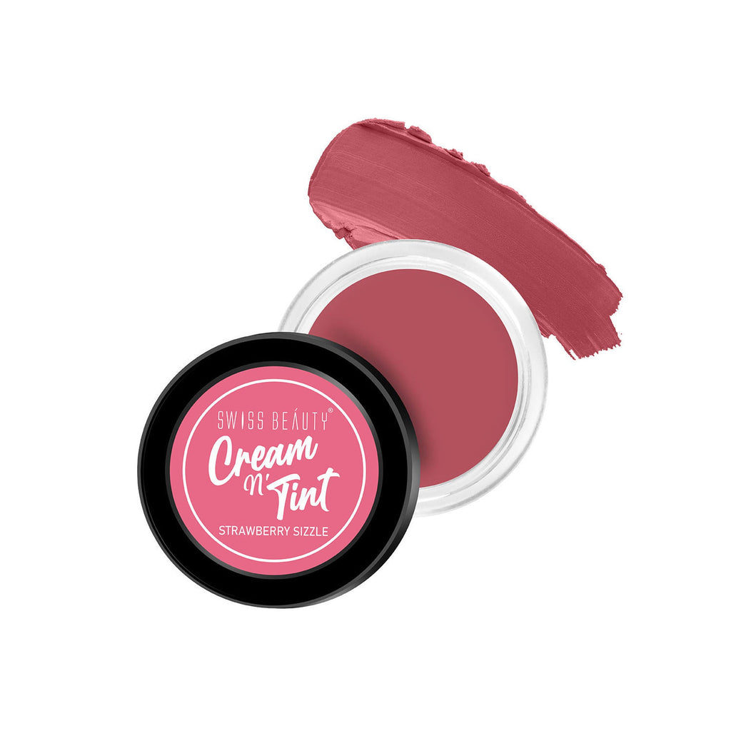 Swiss Beauty Lip & Cheek Cream - Strawberry Sizzle | Grocsy