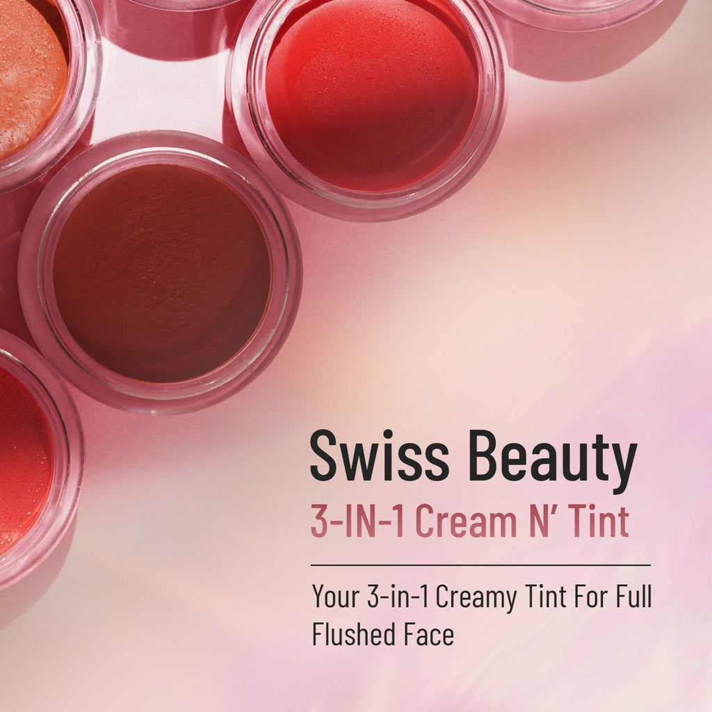 Swiss Beauty Lip & Cheek Cream - Strawberry Sizzle | Grocsy