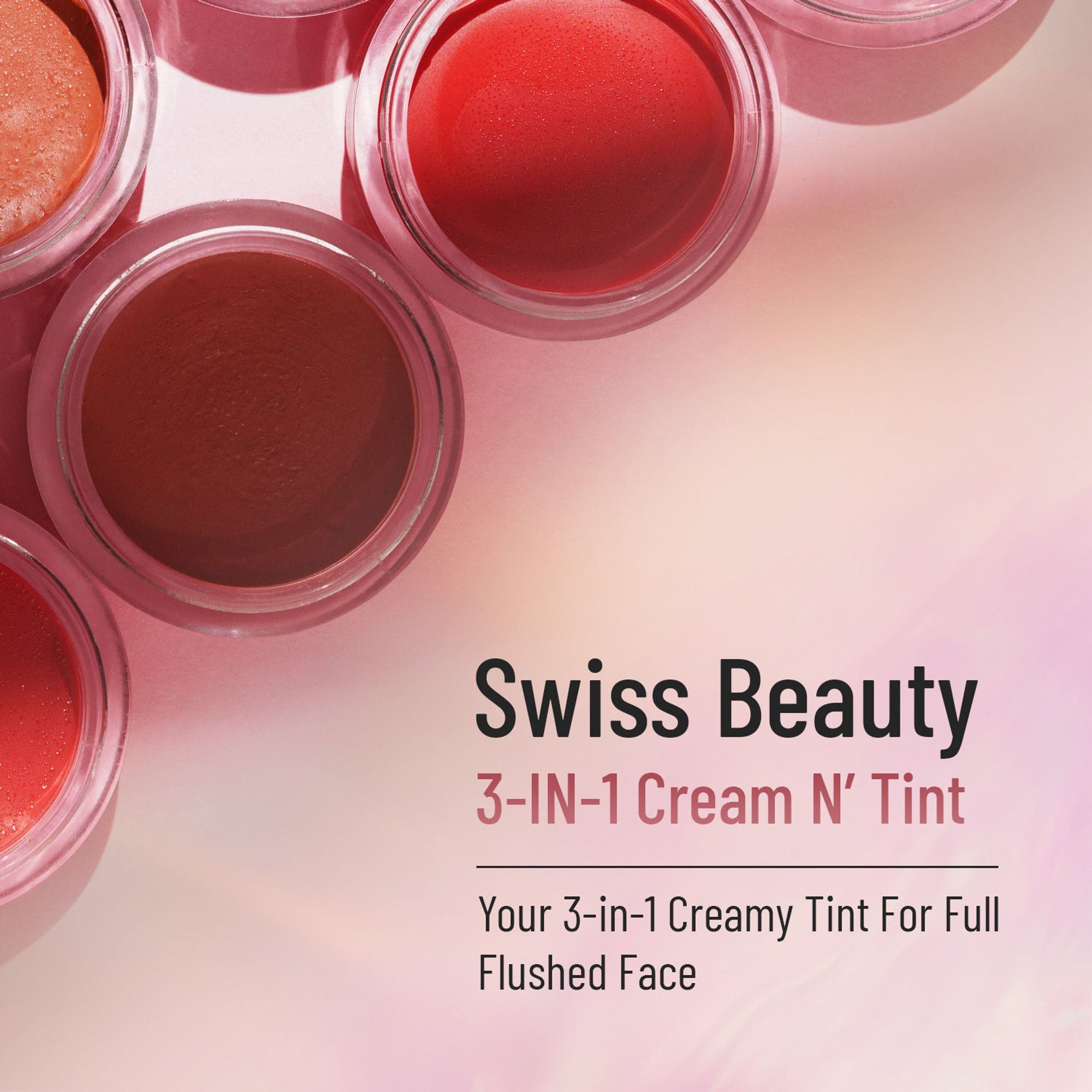 Swiss Beauty Lip & Cheek Cream - Strawberry Sizzle | Grocsy