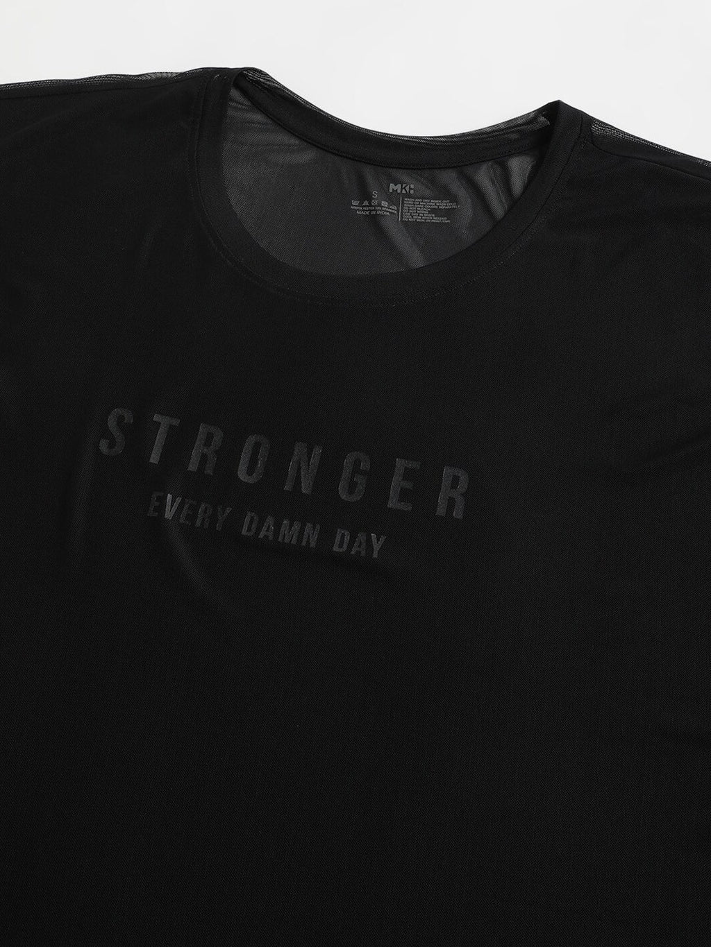 MKH Typography Printed Relaxed Fit Dri-FIT T-shirt | Grocsy