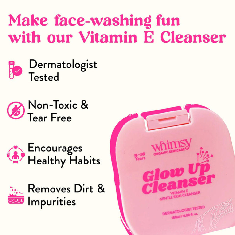 Whimsy Beauty Glow Up Face & Body Cleanser Vitamin E | Grocsy