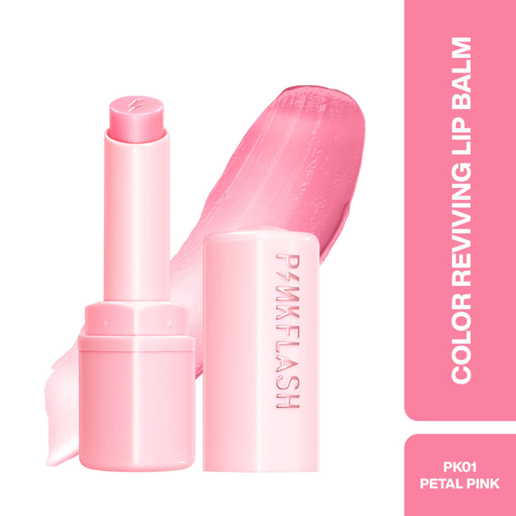 PINKFLASH Color Reviving Lip Balm - Hot Pk01 Petal Pink | Grocsy