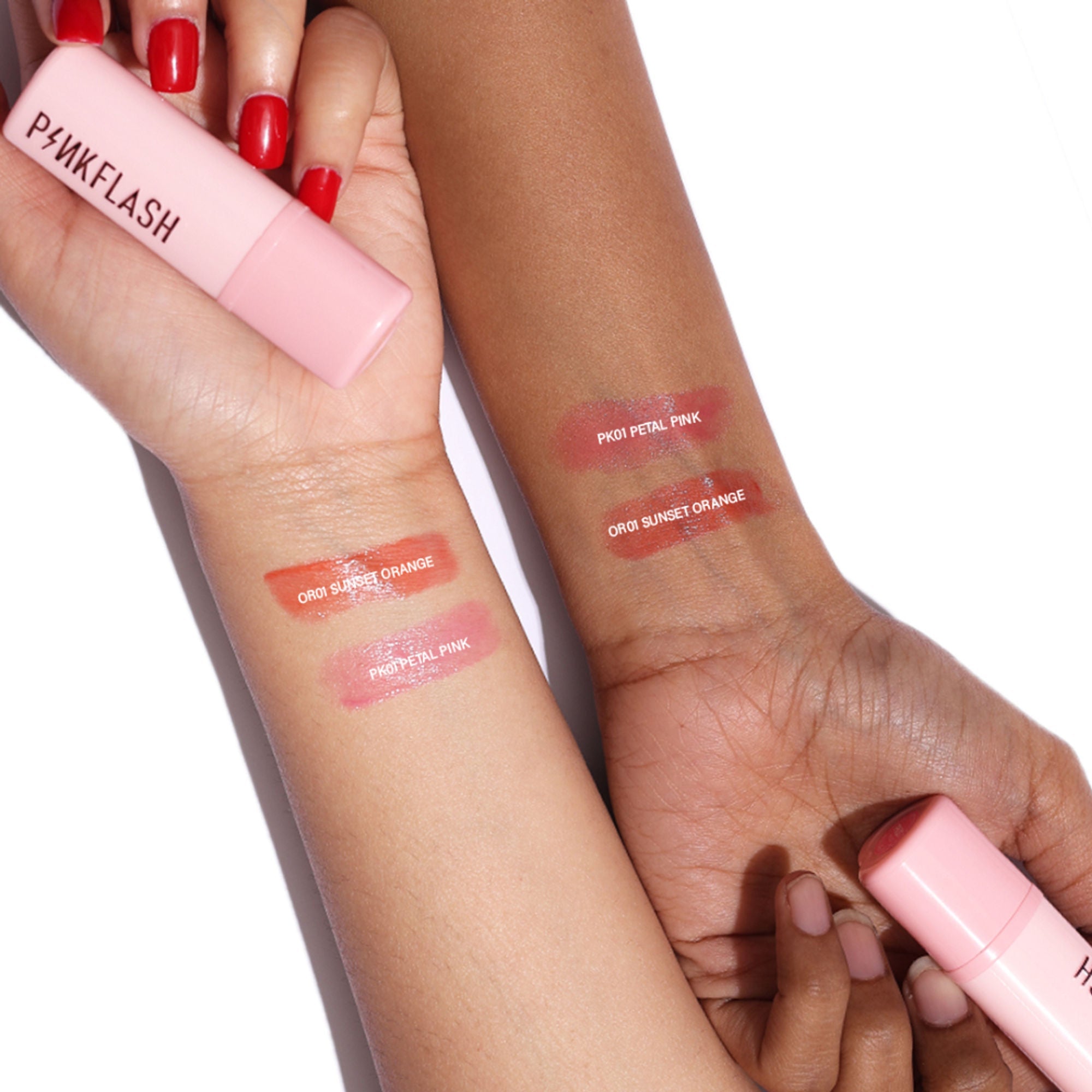 PINKFLASH Color Reviving Lip Balm - Hot Pk01 Petal Pink | Grocsy
