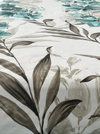 URBAN SPACE Serene White & Blue Printed 200 TC Pure Cotton Bedsheet & Pillow Covers | Grocsy