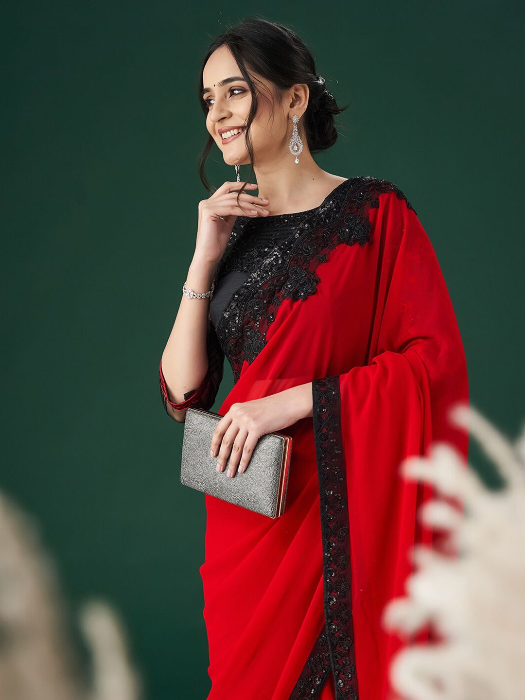 kasee Embroidered Sequinned Sarees | Grocsy