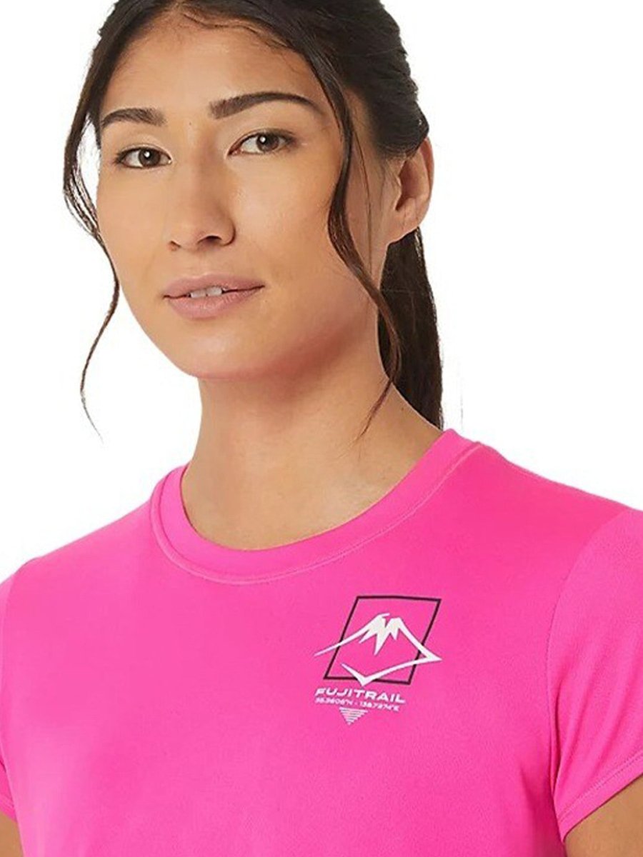 ASICS Fujitrail Logo SS Round Neck T-shirt | Grocsy