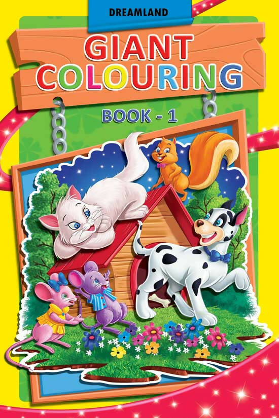 Dreamland Giant Colouring Book - 1 | Grocsy