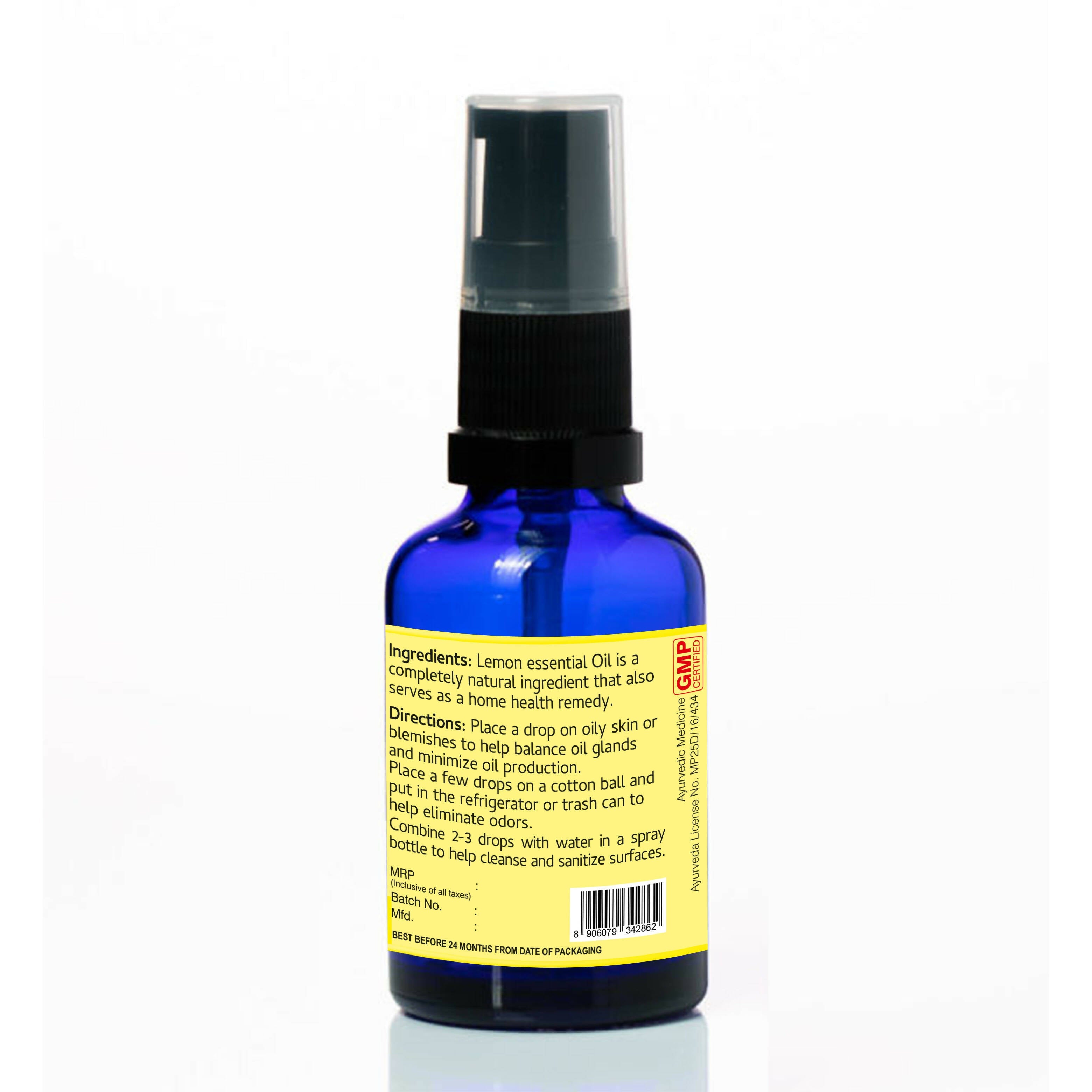 Organic Wellness Lemon Essential Oil | Grocsy
