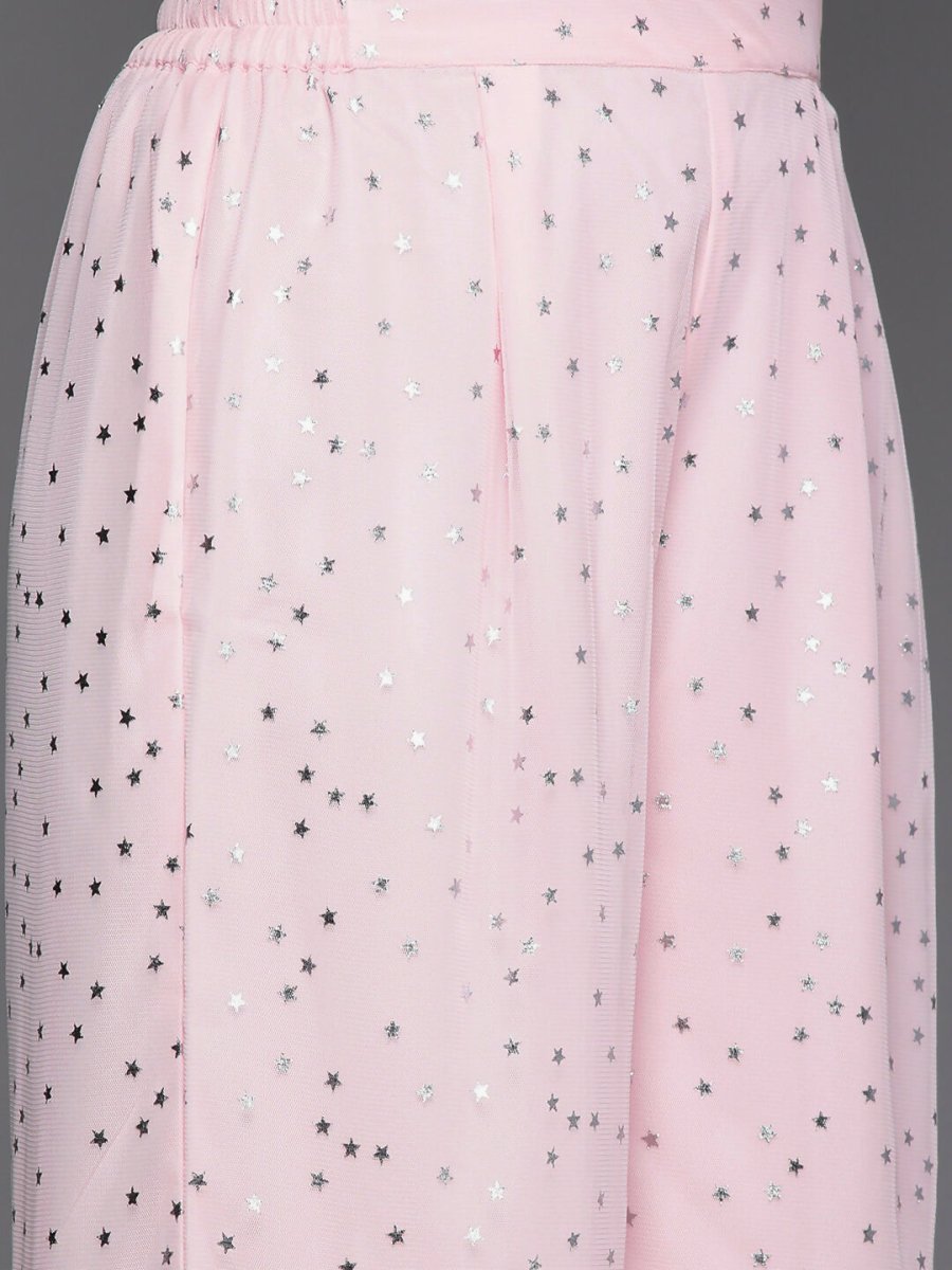 Ahalyaa Women's Traditional Wear Co-ods - Pink | Grocsy
