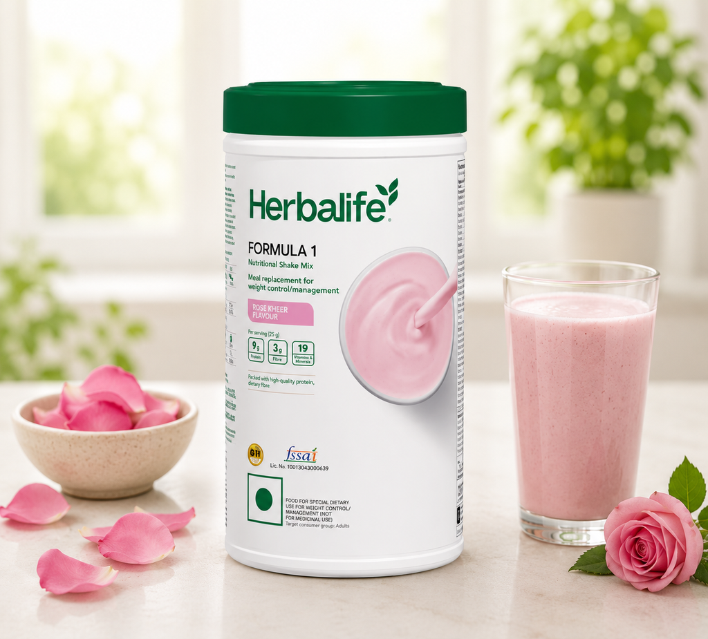 Herbalife Formula 1 Nutritional Shake Mix Rose Kheer Flavour | Grocsy