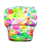 Kindermum Nano Aio Cloth Diaper With 2 Organic Cotton Inserts- Polka hues For Kids | Grocsy