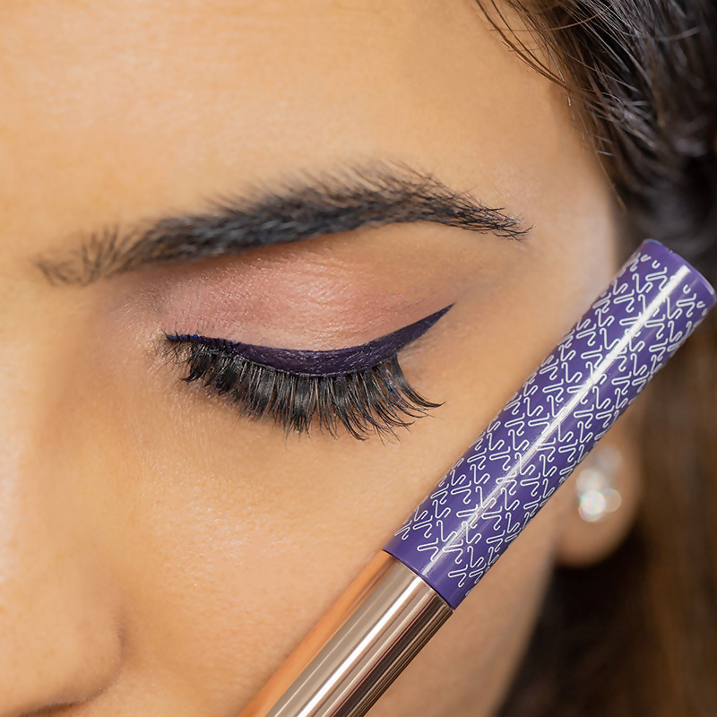 Kay Beauty By Katrina Kaif Quick Dry Liquid Eyeliner - Haute Violet | Grocsy