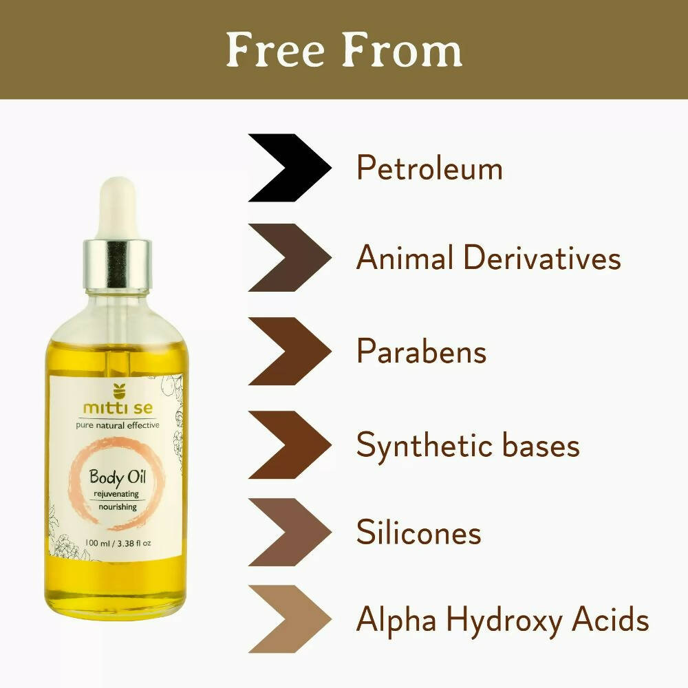 Mitti Se Rejuvenating Nourishing Body Oil | Grocsy