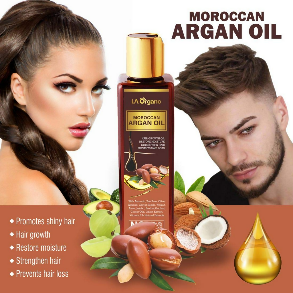 LA Organo Moroccan Multi-Purpose Hair Growth Oils Combo | Grocsy