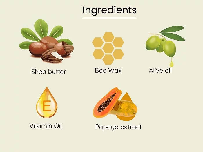 Mahadhyuta Herbals Papaya Lip Balm | Grocsy