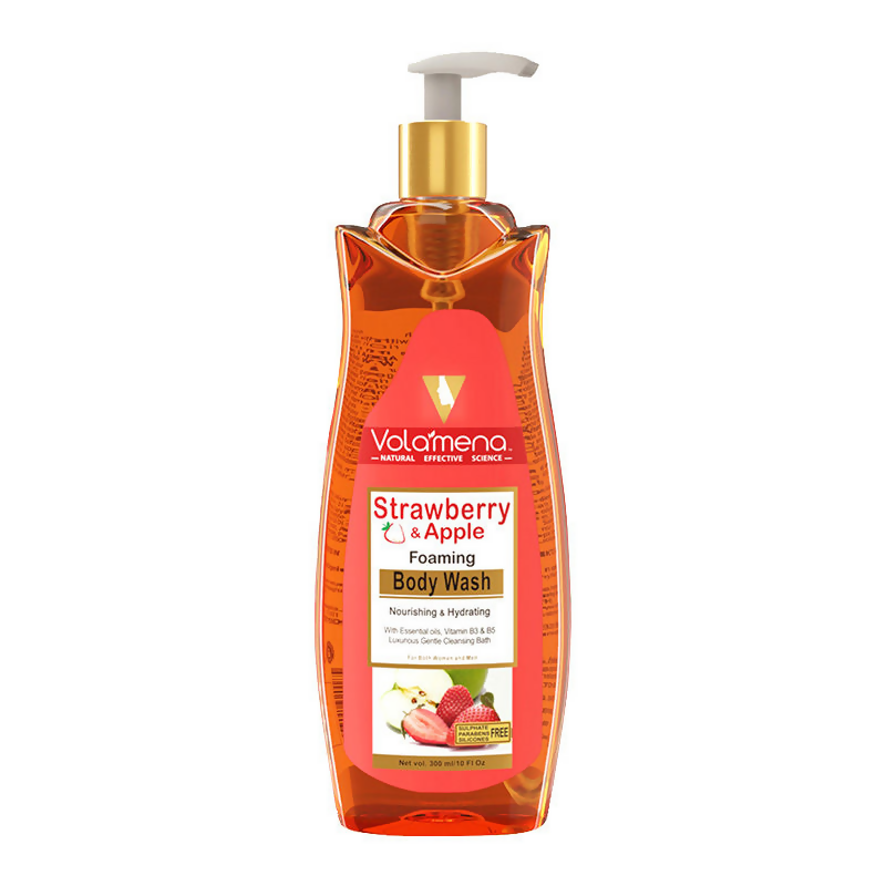 Volamena Strawberry & Apple Foaming Body Wash | Grocsy