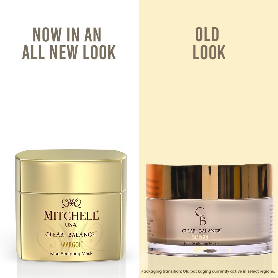 Mitchell USA Clear balance Saargol Face Sculpting Mask For Glowing Skin | Grocsy
