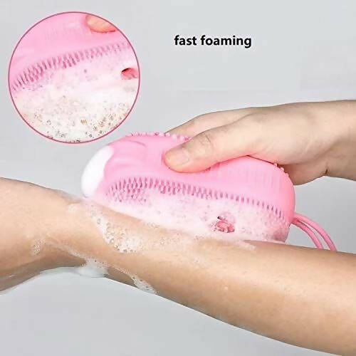 Favon Silicon Bubble Bath SPA Super Soft Body Scrubing Brush | Grocsy