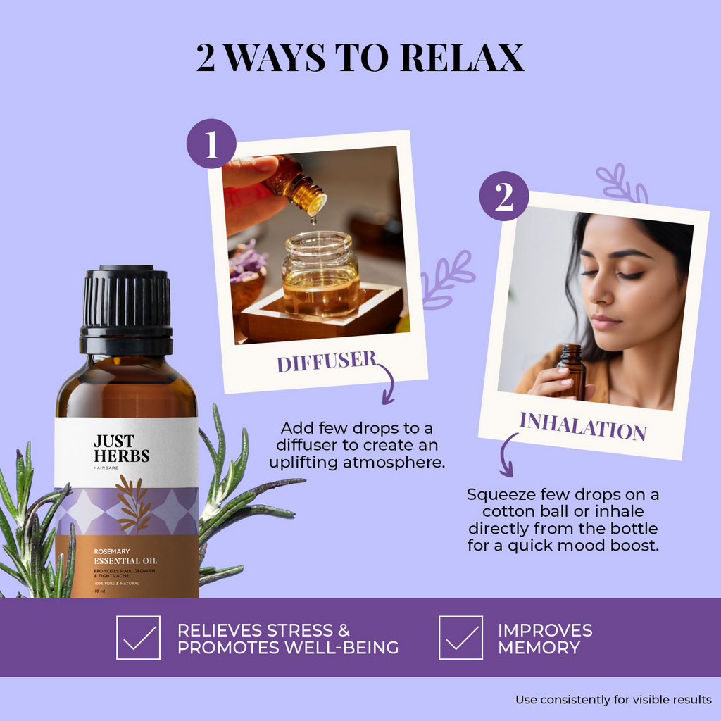 Just Herbs Rosemary Essential Oil | Grocsy