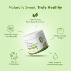 Dr. Morepen Slimsweet Natural Sugar Substitute with Stevia & Monk Fruit | Grocsy