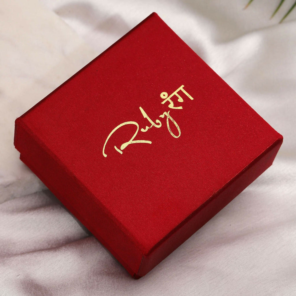 Kundan Ring with Pearls (Gold) - Ruby Raang | Grocsy