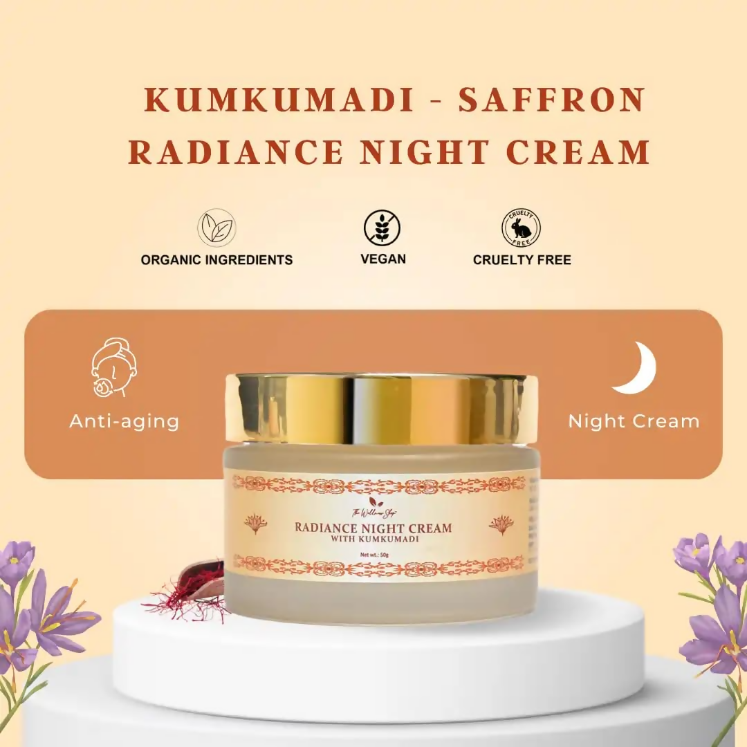 The Wellness Shop Radiance Kumkumadi Night Cream | Grocsy