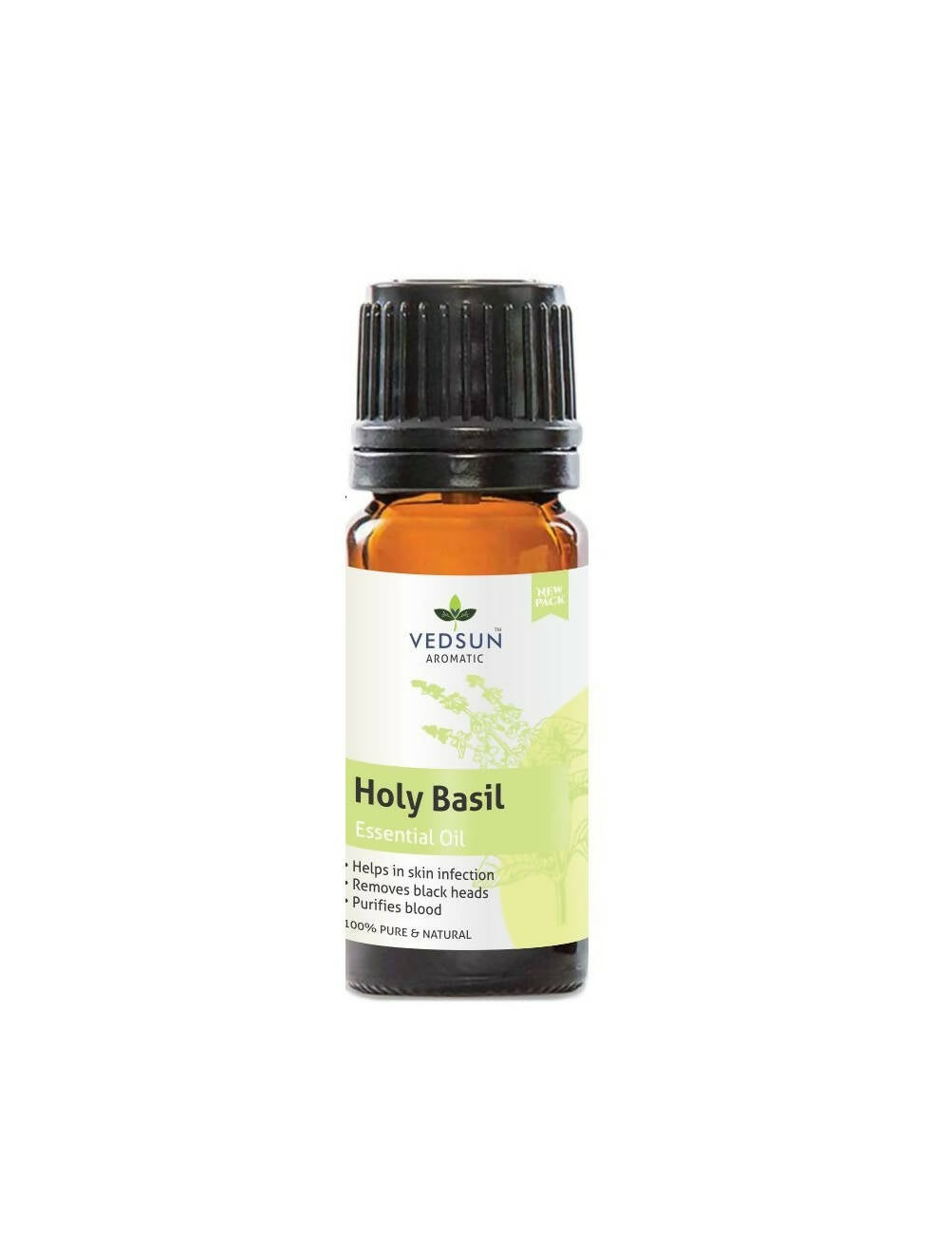 Vedsun Naturals Tulsi/Holy Basil Oil Pure & Organic for Skin | Grocsy