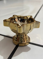 Wood estate Crafted From Metal Designer Diya | Grocsy